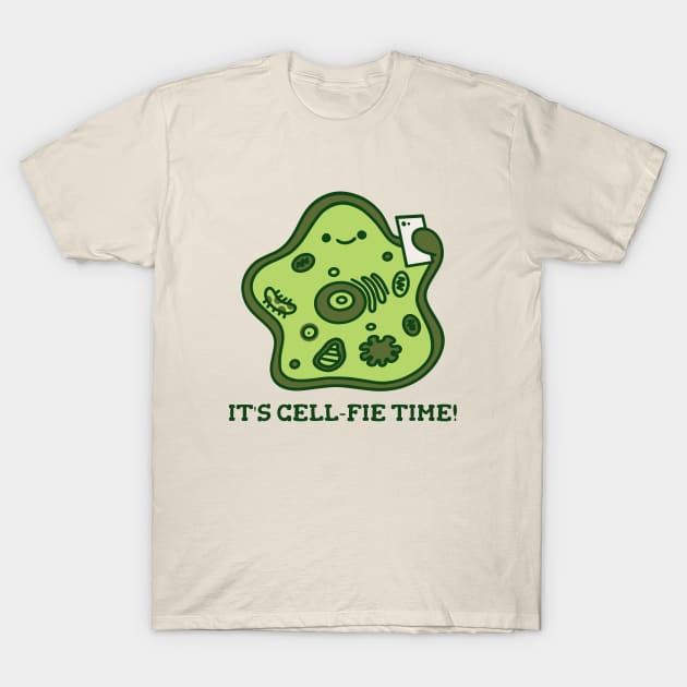 It's Cell-Fie Time Design T-Shirt by ArtPace